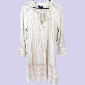 Anthropologie Maeve Dominique tunic dress - cream